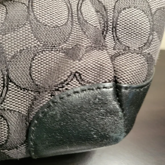 Coach Signature Gray Handbag - Picture 10 of 13